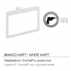 Gedy Pirenei dvieļu riņķis, Balts matēts 3