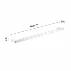 Gedy Pirenei dvieļu turētājs 800 mm, Hroms 3