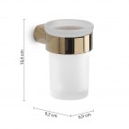 Gedy Pirenei glāze ar turētāju, Zelts 2