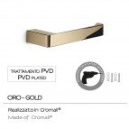 Gedy Pirenei tualetes papīra turētājs, Zelts 2