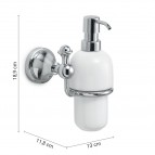 Gedy Nevis ziepju dozators ar turētāju, Hroms 2