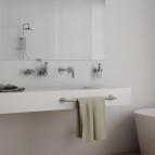 Gedy Project dvieļu turētājs 450 mm, Nerūsējošais tērauds 3