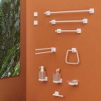 Gedy Tonga dvieļu āķi 2.gab, Balts matēts 3