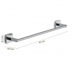 Gedy Tonga dvieļu turētājs 450 mm, Hroms 3