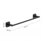 Gedy Tonga dvieļu turētājs 450 mm, Melns matēts 3