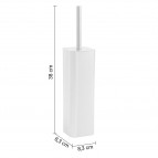 Gedy Jack tualetes birste ar turētāju, Balts matēts 2