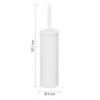 Gedy Tonga tualetes birste ar turētāju, Balts matēts 2