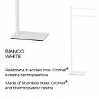 Gedy Trilly dvieļu turētāja statīvs, Balts 4