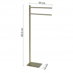 Gedy Trilly dvieļu turētāja statīvs, Zelts matēts 2