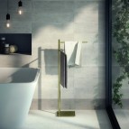 Gedy Trilly dvieļu turētāja statīvs, Zelts matēts 3