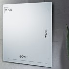 Gedy William spogulis 600x700 mm, pulētas malas 2