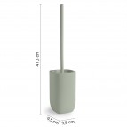 Gedy Ylenia tualetes birste ar turētāju, Zaļš matēts 2