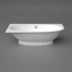Gemma 3 vanna kreisā puse 1950 x 1010 mm, Balta