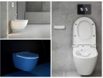 Genera Ultimate Oval Rimless bidē pods ar vāku un pulti, Balts panelis 3