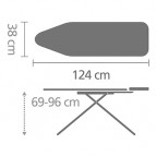 Гладильная доска B, 124x38см Perfect Flow, Spring Bubbles 7