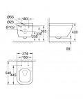 Grohe инсталляция + EuroCeramic + SC крышка     6