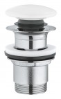 Grohe izlietnes izplūde ar push-open, Balts
