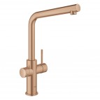 Grohe Red Duo virtuves maisītājs ar boileri, brushed warm sunset 2