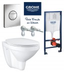 Grohe инсталляция + Bau унитаз + SC крышка    