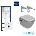 Grohe инсталляция + Serel унитаз + SC крышка и уплотнение