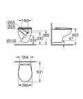 Grohe инсталляция + Bau унитаз + SC крышка     12