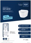 Grohe инсталляция + Serel RImless унитаз + SC крышка и уплотнение