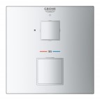 Grohtherm Cube termostata virsapmetuma daļa, ar 1 izeju, hroms 3