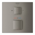 Grohtherm Cube Термостат на 2 выходa, для ванны, brushed hard graphite 3