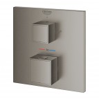 Grohtherm Cube Термостат на 2 выходa, для ванны, brushed hard graphite 2