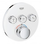 Grohtherm SmartControl termostats ar 3 režīmiem, moon white