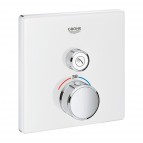 Grohtherm SmartControl termostats ar vienu režīmu, moon white