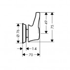 Hansgrohe Classic  Ventilis, hroms 2