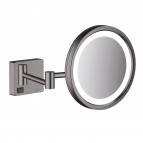Hansgrohe AddStoris LED skūšanās spogulis 240V, Brushed black chrome