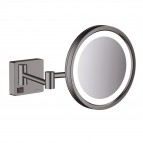 Hansgrohe AddStoris LED Зеркало 240V, Brushed black chrome