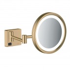 Hansgrohe AddStoris LED skūšanās spogulis 240V, Brushed bronze