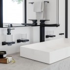 Hansgrohe AddStoris šķidro ziepju turētājs, Matt Black 6