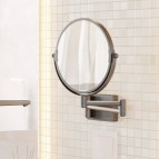 Hansgrohe AddStoris skūšanās spogulis, Brushed black chrome 2