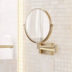 Hansgrohe AddStoris skūšanās spogulis, Brushed bronze 3