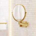 Hansgrohe AddStoris skūšanās spogulis, Gold 3