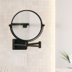 Hansgrohe AddStoris skūšanās spogulis, Matt Black 4