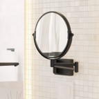 Hansgrohe AddStoris skūšanās spogulis, Matt Black 3