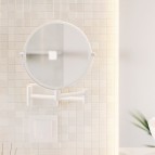 Hansgrohe AddStoris skūšanās spogulis, Matt White 3