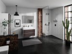 Hansgrohe AddStoris WC papīra turētājs ar vāciņu, Matt Black 8