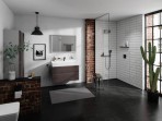 Hansgrohe AddStoris WC papīra turētājs ar vāciņu, Matt Black 5