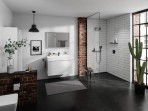 Hansgrohe AddStoris WC papīra turētājs ar vāciņu, Matt Black 4