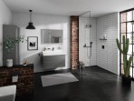 Hansgrohe AddStoris WC papīra turētājs ar vāciņu, Matt Black 3