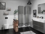 Hansgrohe AddStoris WC papīra turētājs ar vāciņu, Matt Black 2