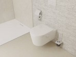 Hansgrohe AddStoris WC papīra turētājs ar vāciņu, Matt White 3