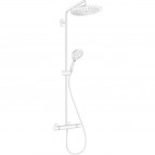 Hansgrohe Croma Select S Showerpipe 280 1jet dušas sistēma, Matt White