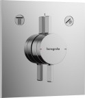 Hansgrohe DuoTurn E Termostats, 2 funkcijas, hroms